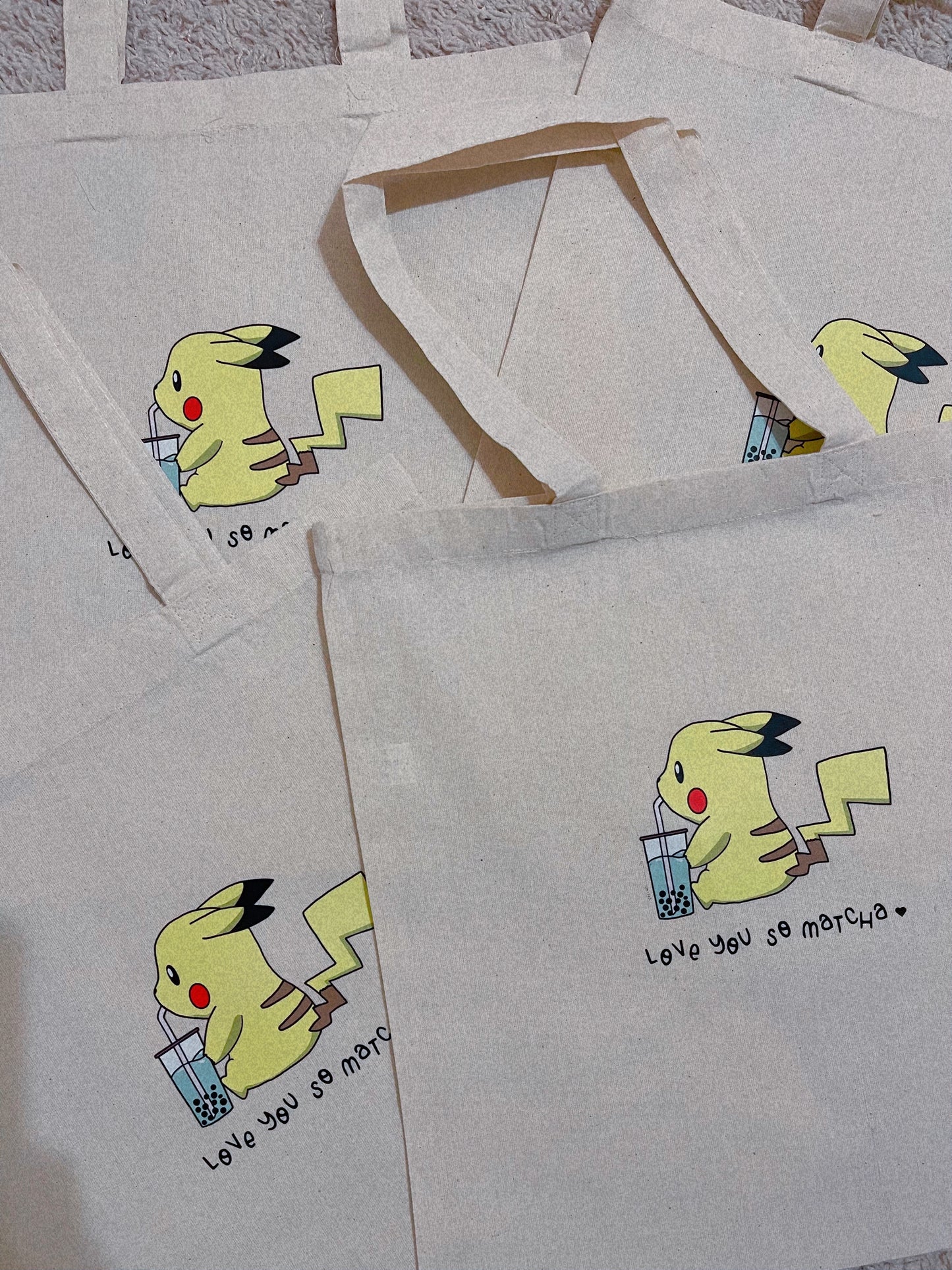 Pikachu Boba Tote